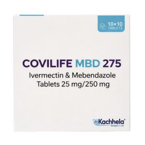 Covilife MBD 275mg (Ivermectin 25mg & Mebendazole 250mg)