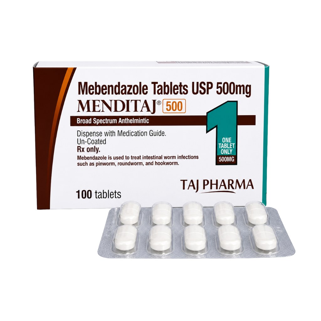 MendiTaj 500mg (Mebendazole 500)