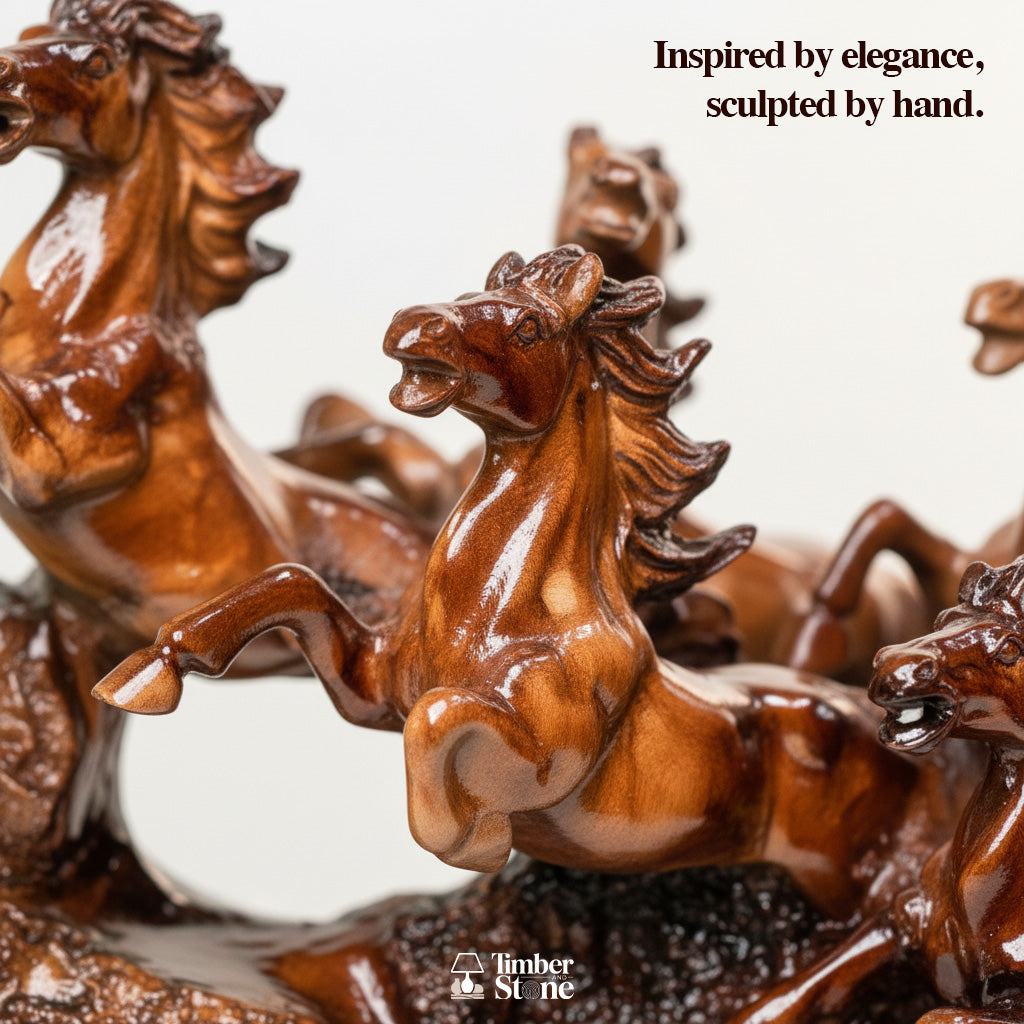 The Seven Sentinels- BIG 7 horses Sculpture