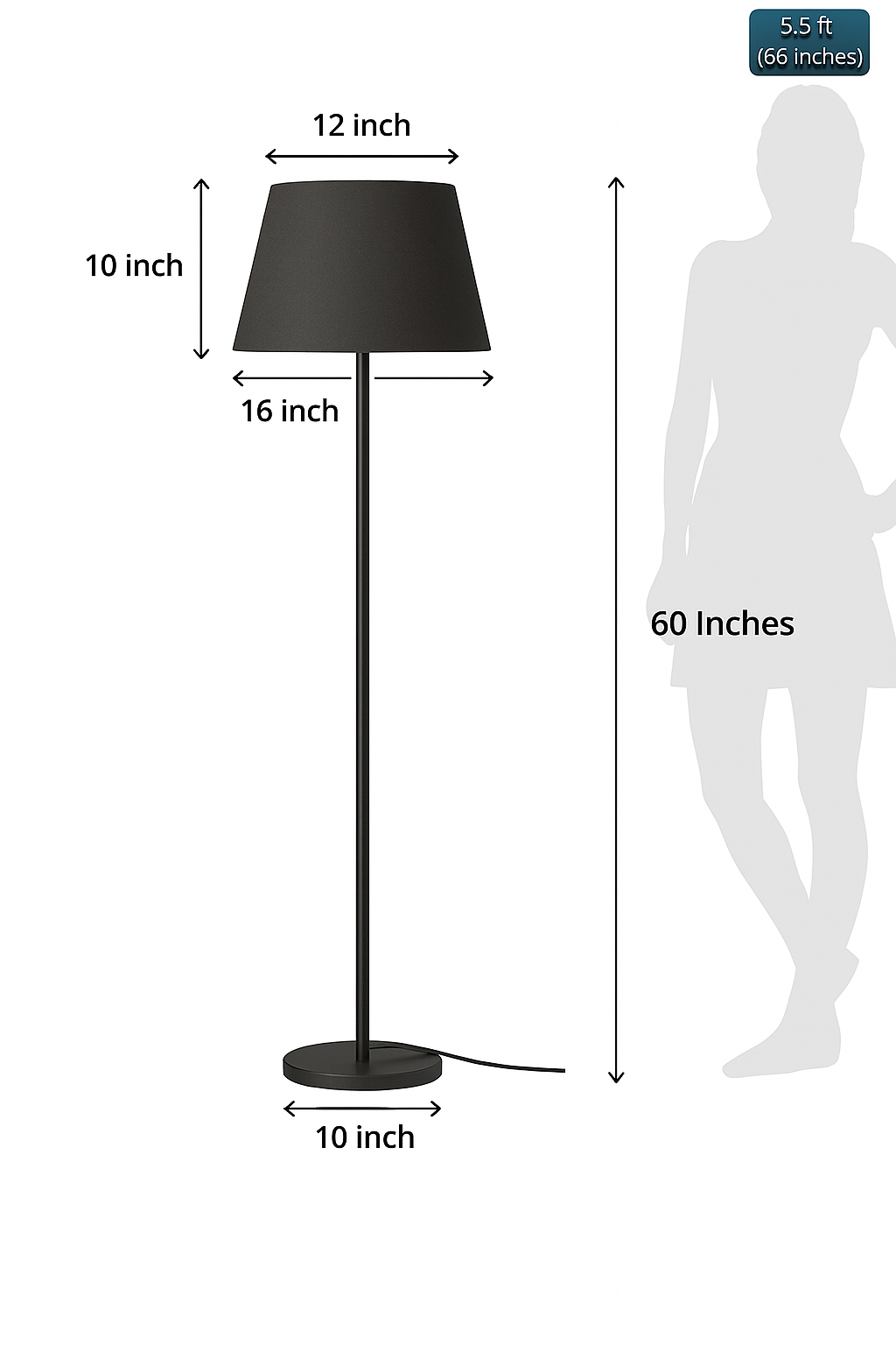 AuraLite – Warm Glow Floor Lamp