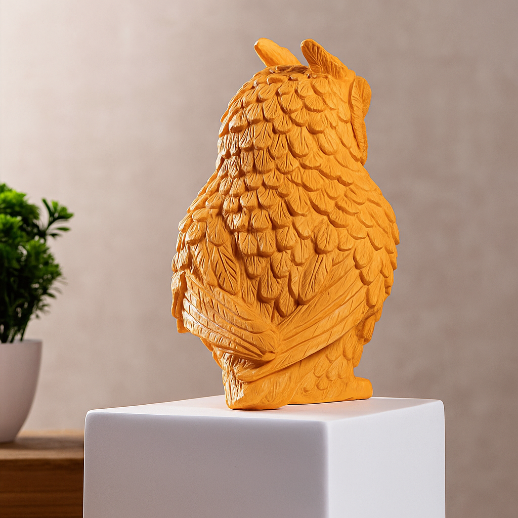 Wise Owl Guardian of Good Fortune - Symbol of Fortune & Protection for Indian Homes