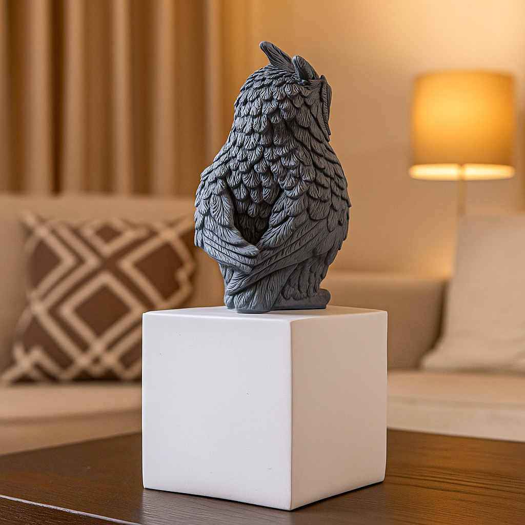 Wise Owl Guardian of Good Fortune - Symbol of Fortune & Protection for Indian Homes