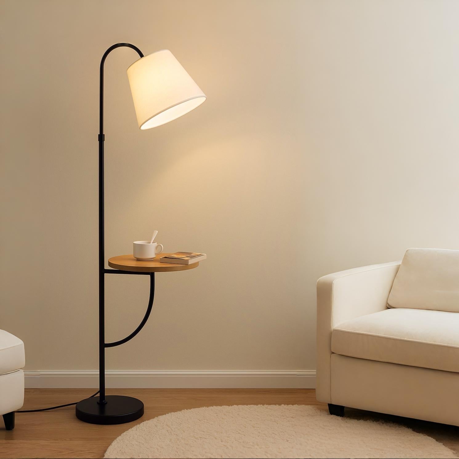 Curved Telescopic Bedside Lamp