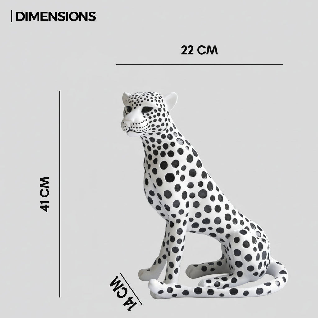 Aura of Prestige – Cheetah Sculpture (Approx 1.4 ft)
