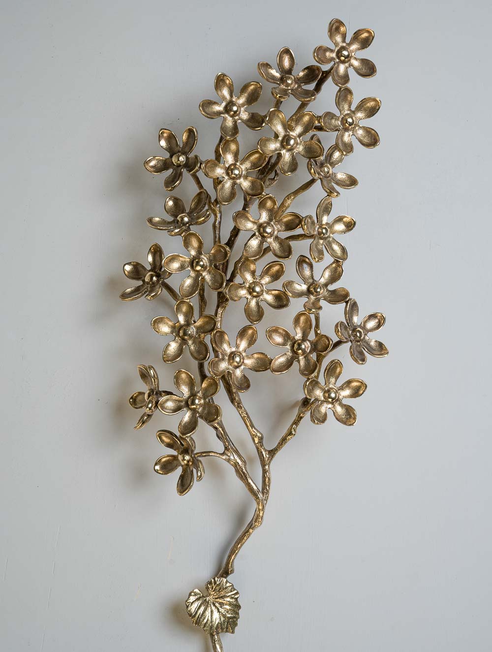 Exclusive Brass Curio - Pagoda Wall Flowers (Large)