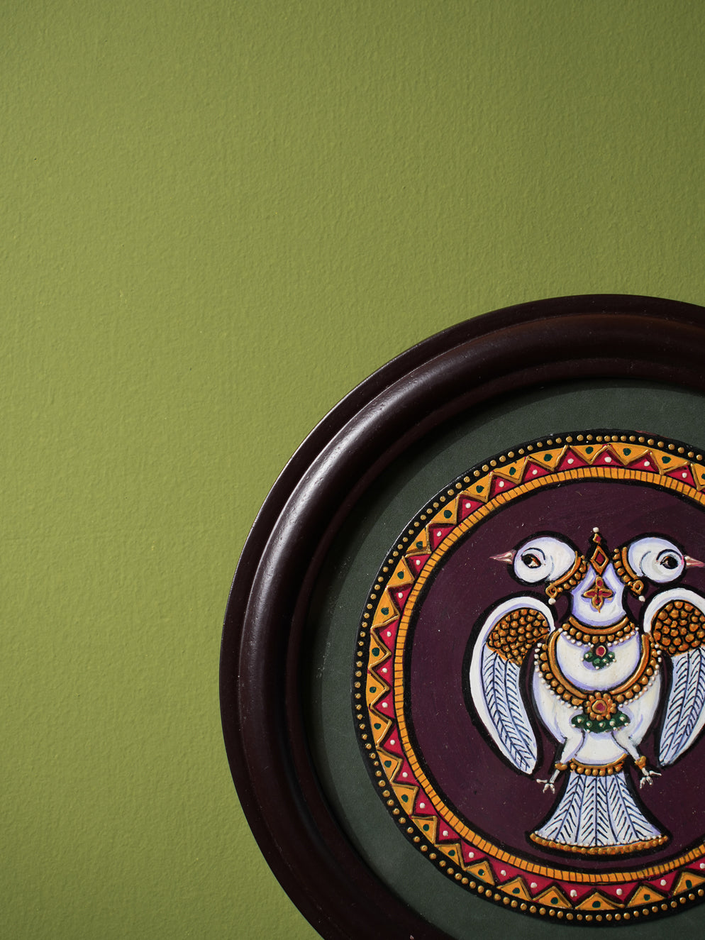 Exclusive Ganjifa Art Painting - Gandaberunda, Medium