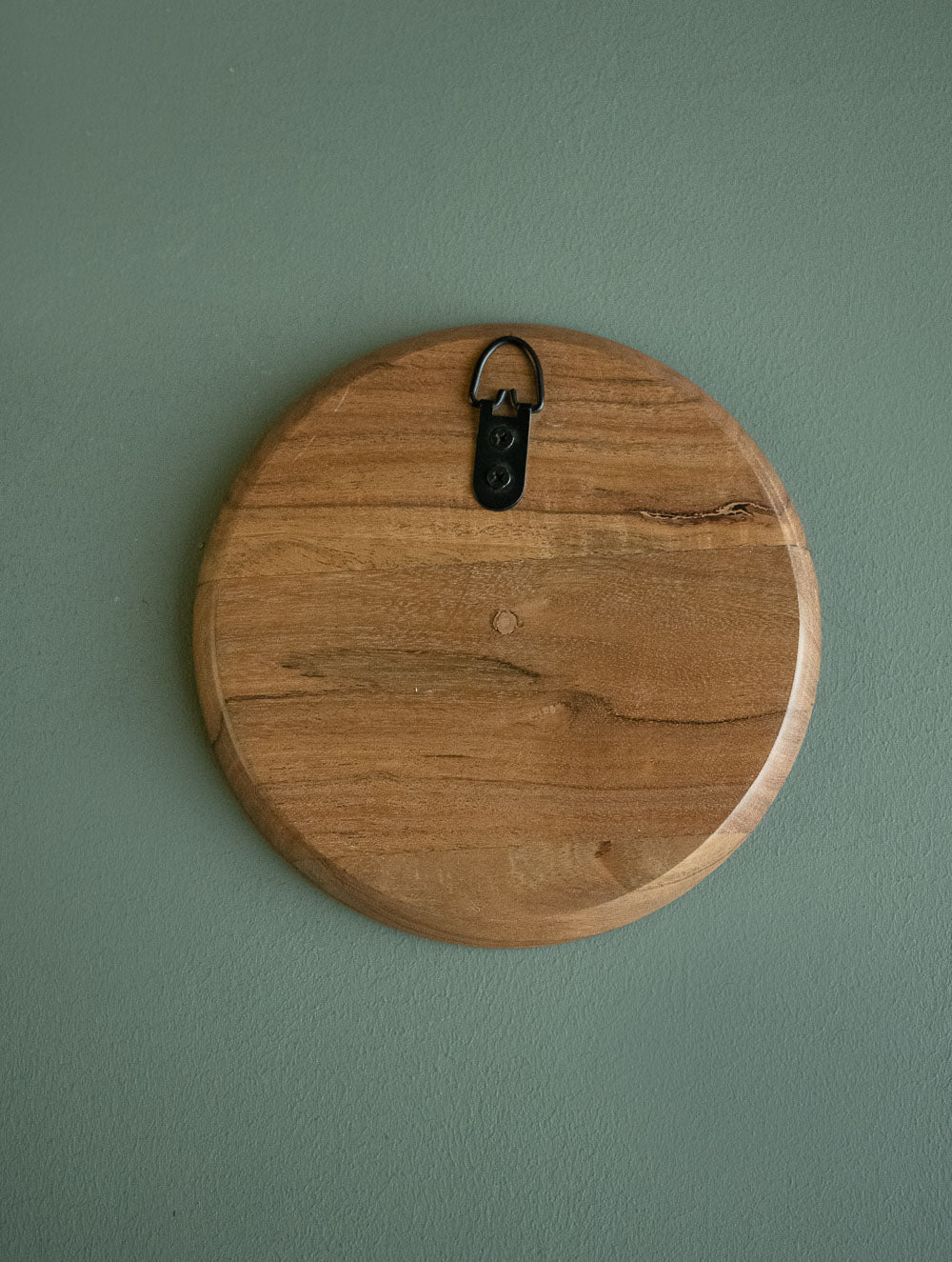 Exclusive Gond Art Wooden Wall Plate / Table Curio - Cream Peacock