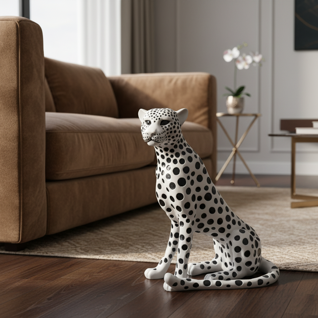 Eternal Cheetah – Symbol of Timeless Strength - 2 Feet Tall