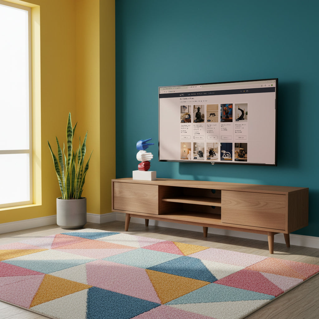 Stone,Paper,Scissor Colourfull Hand - Sculpture