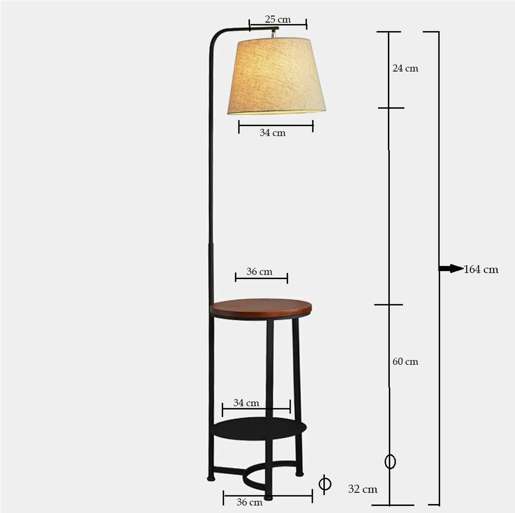 ShelfBeam -Home Iron Floor Lamp